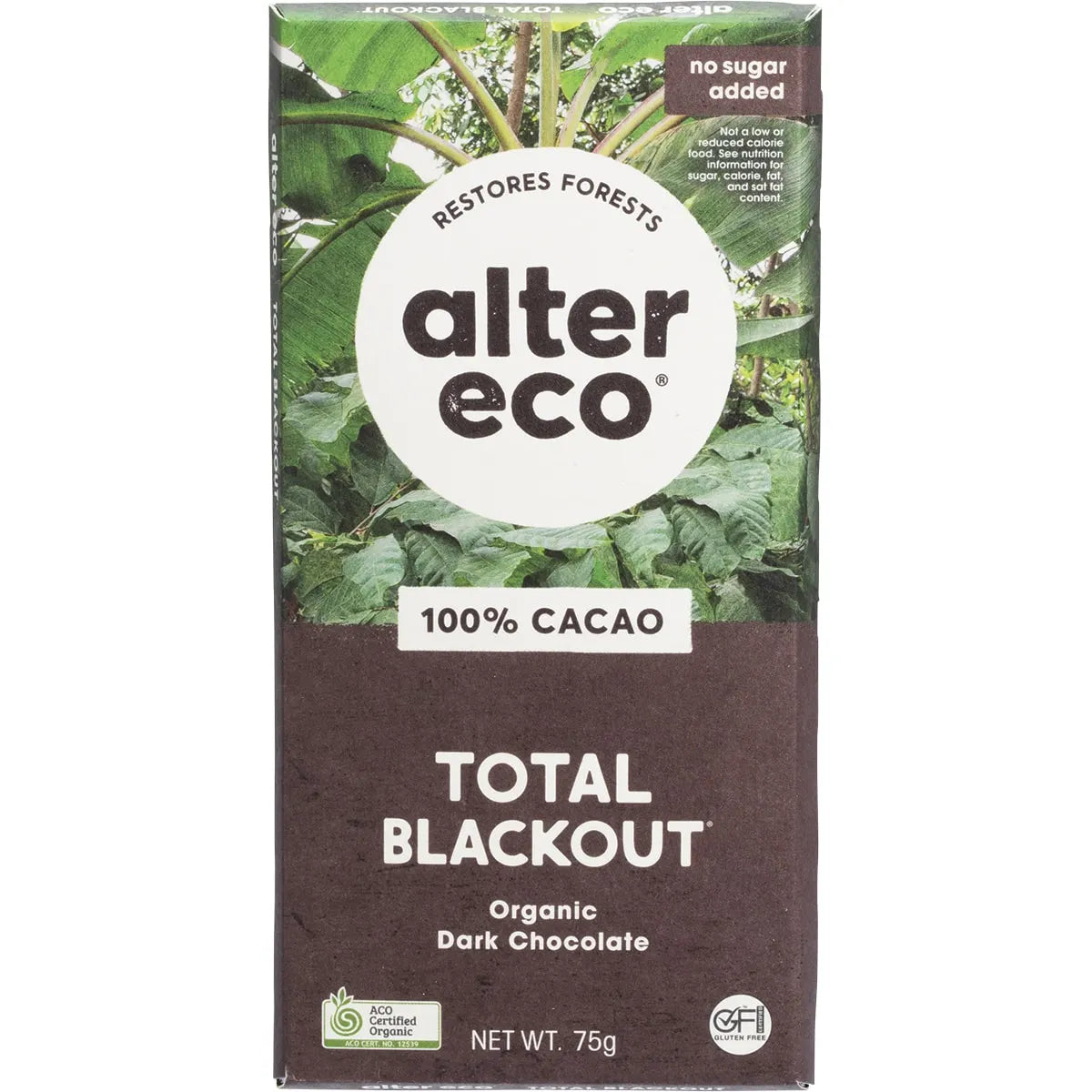 Organic Chocolate Blocks : 12 x 75g Blocks