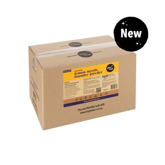 Lemon Myrtle Laundry Powder (FRONT & TOP) 1 KG / 4 KG / 15 KG