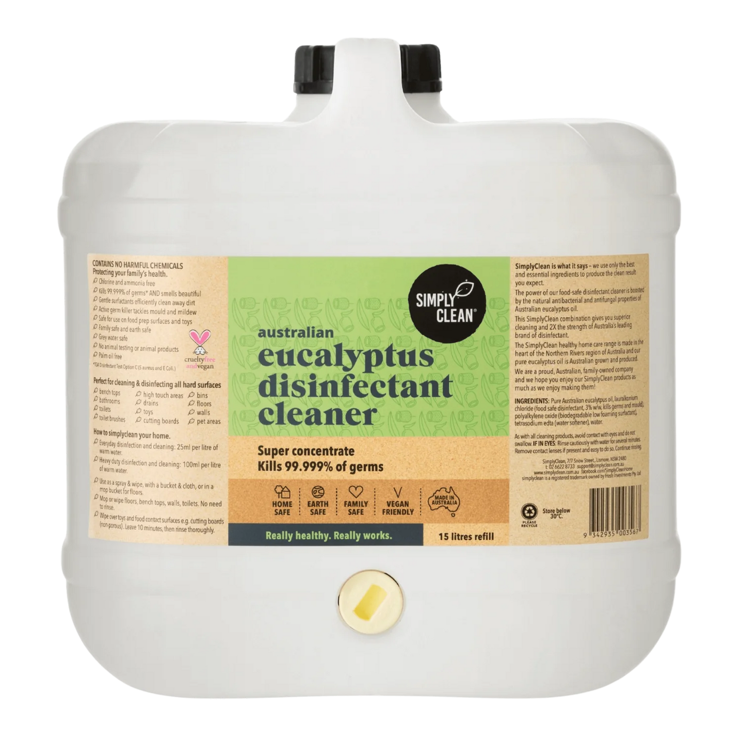 Disinfectant Cleaner (1 Litre / 5 Litres)
