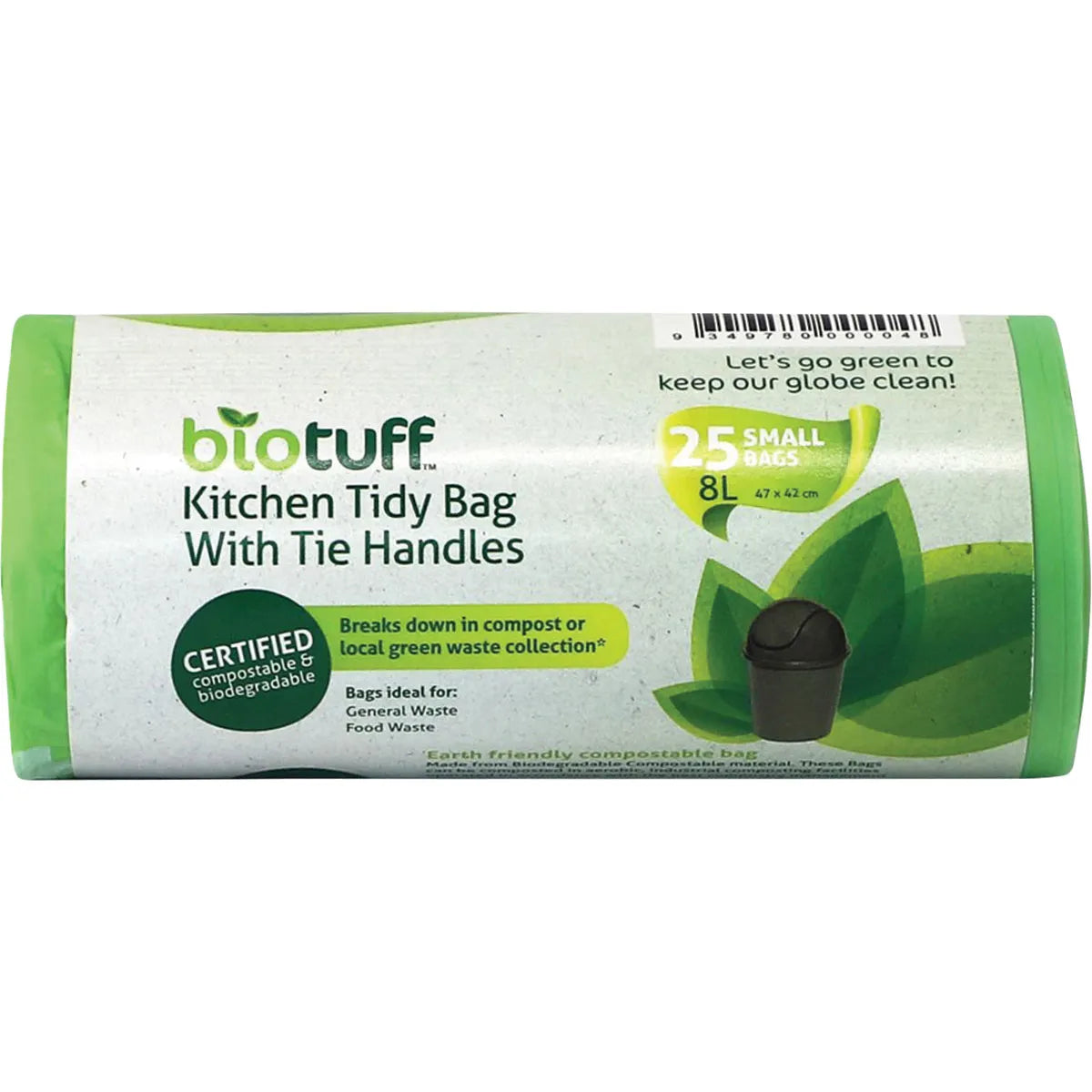 Kitchen Tidy Bag Small 8L : Roll of 25