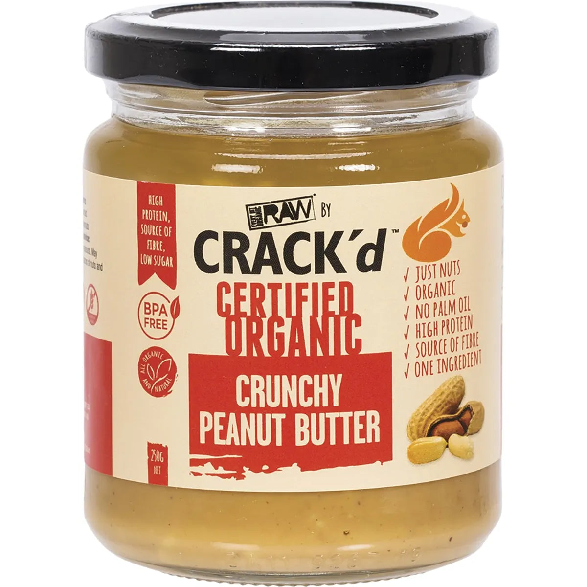 Organic Peanut Butter : 250g (AVAILABLE NOW)