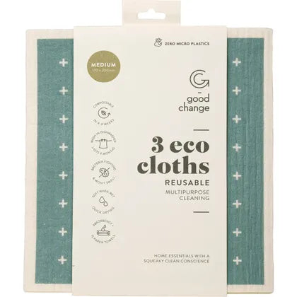 Compostable Dish Cloths : 3 Pack