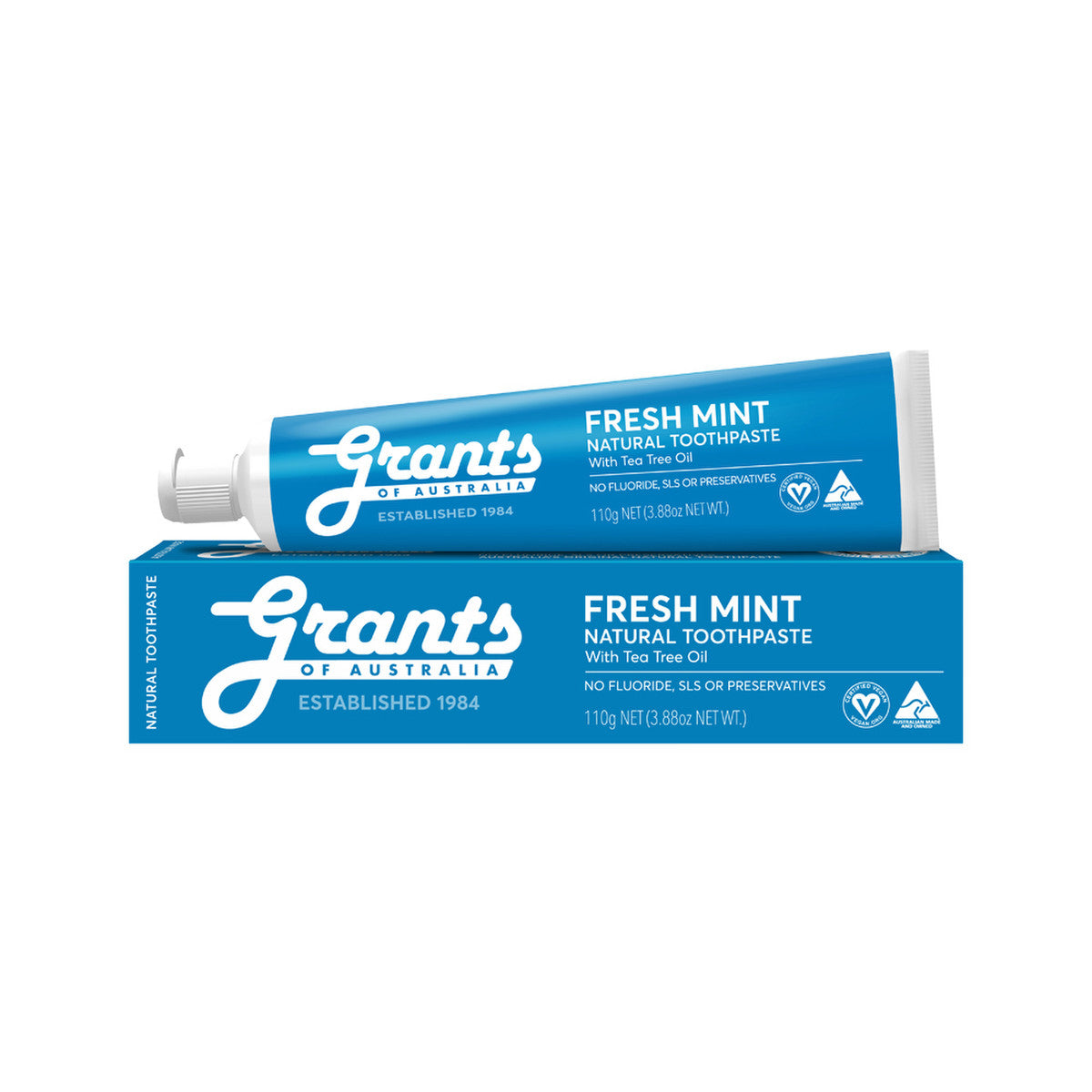 Natural Toothpaste : Mint and Tea Tree