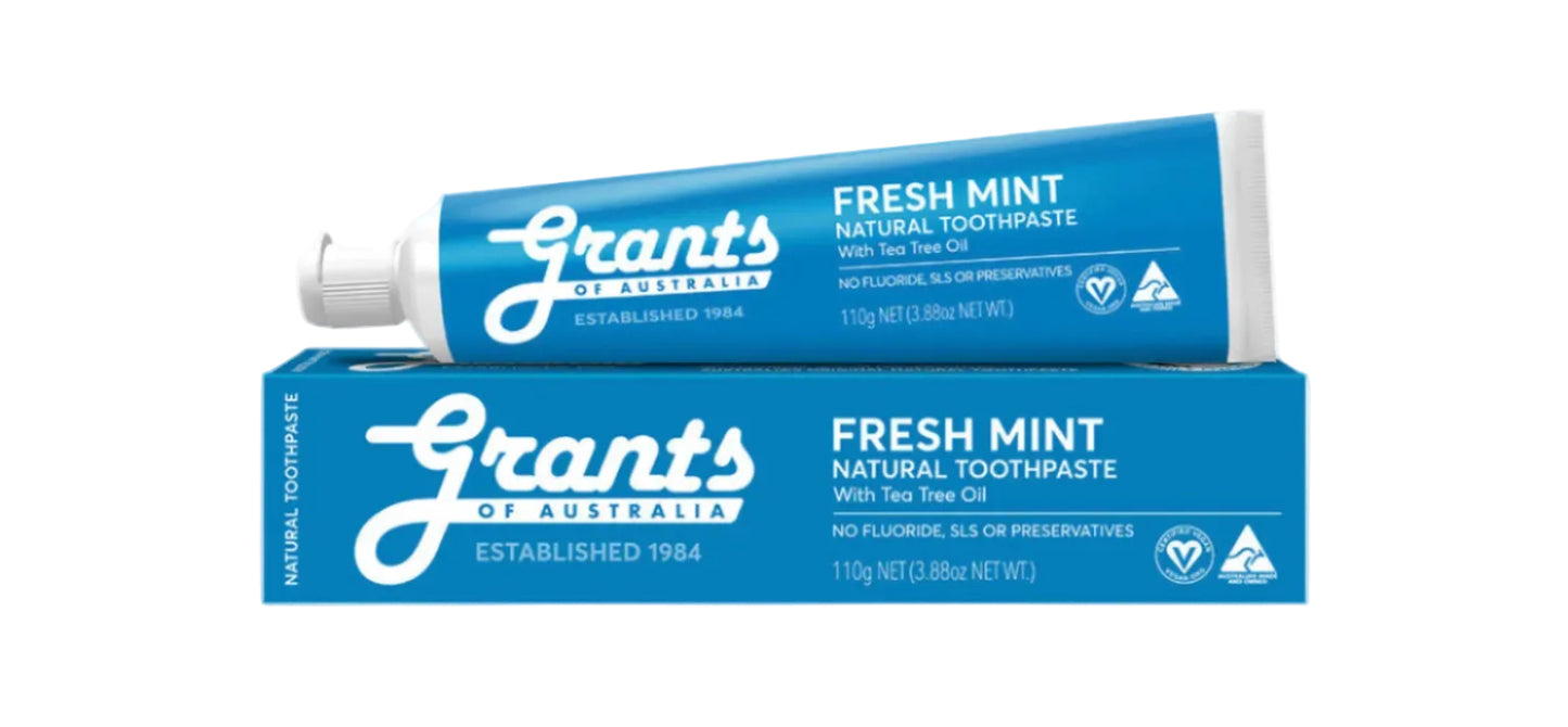 Natural Toothpaste : Mint and Tea Tree