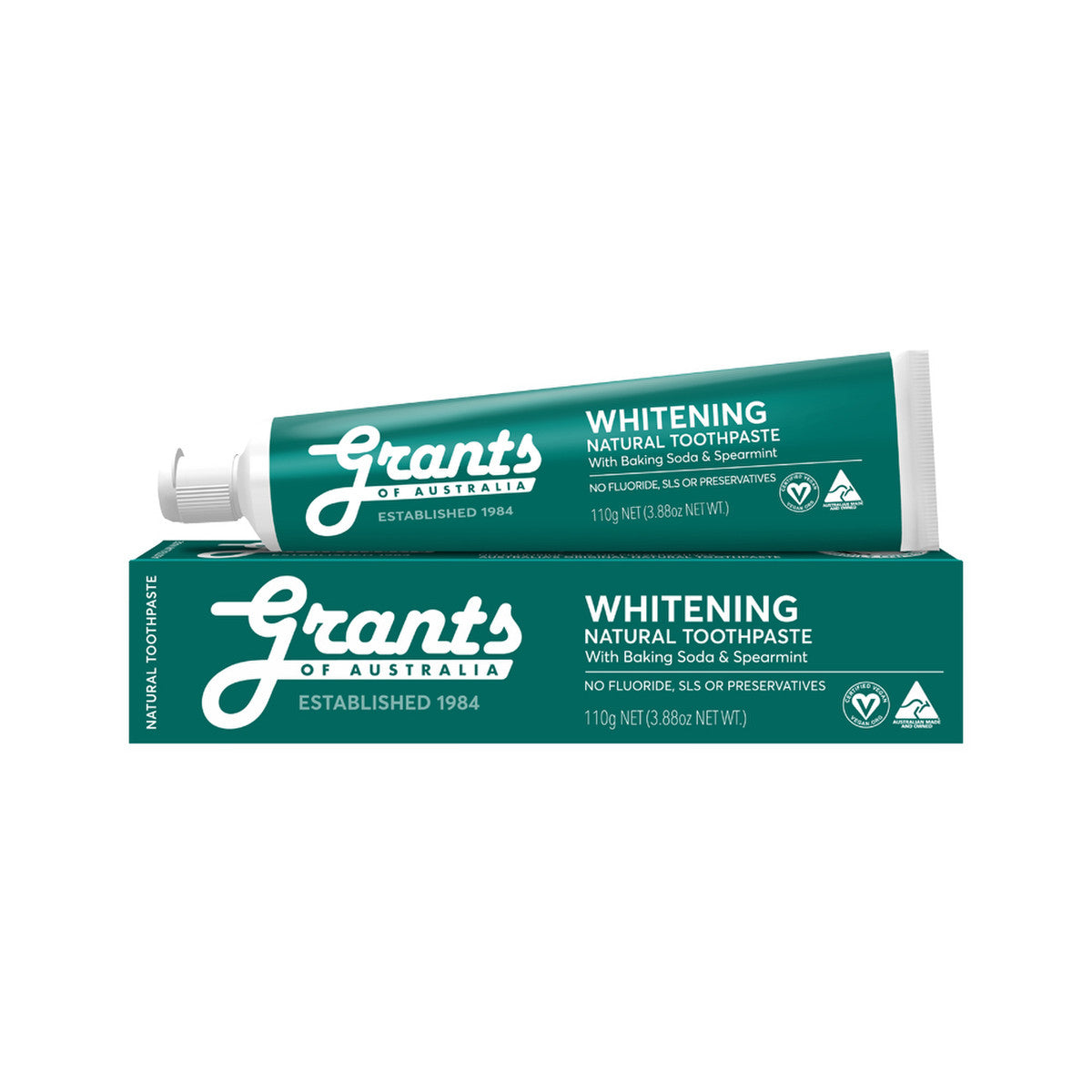 Natural Toothpaste : Whitening with Baking Soda and Spearmint