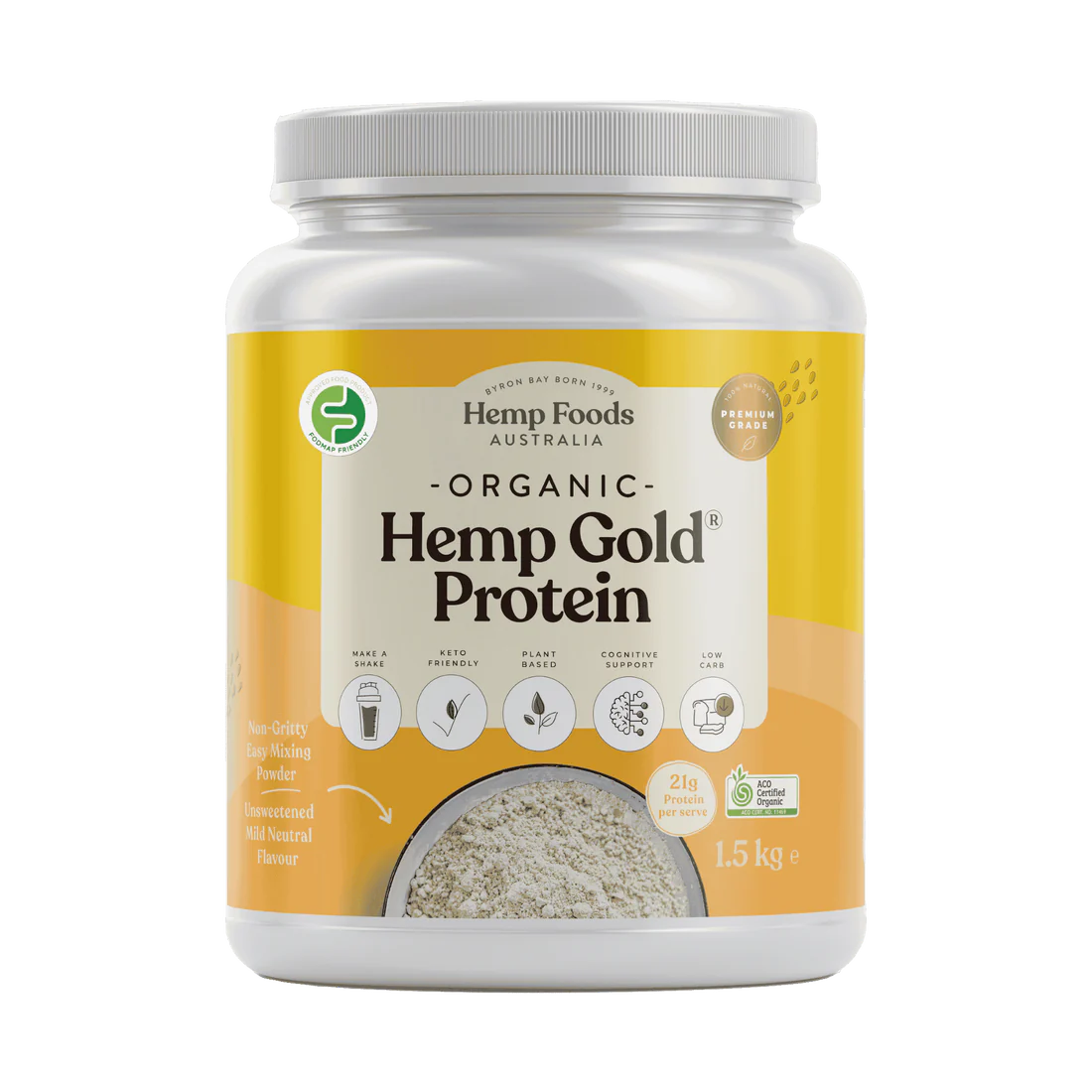 Organic Hemp Protein Powder : 900g / 1.5 Kg