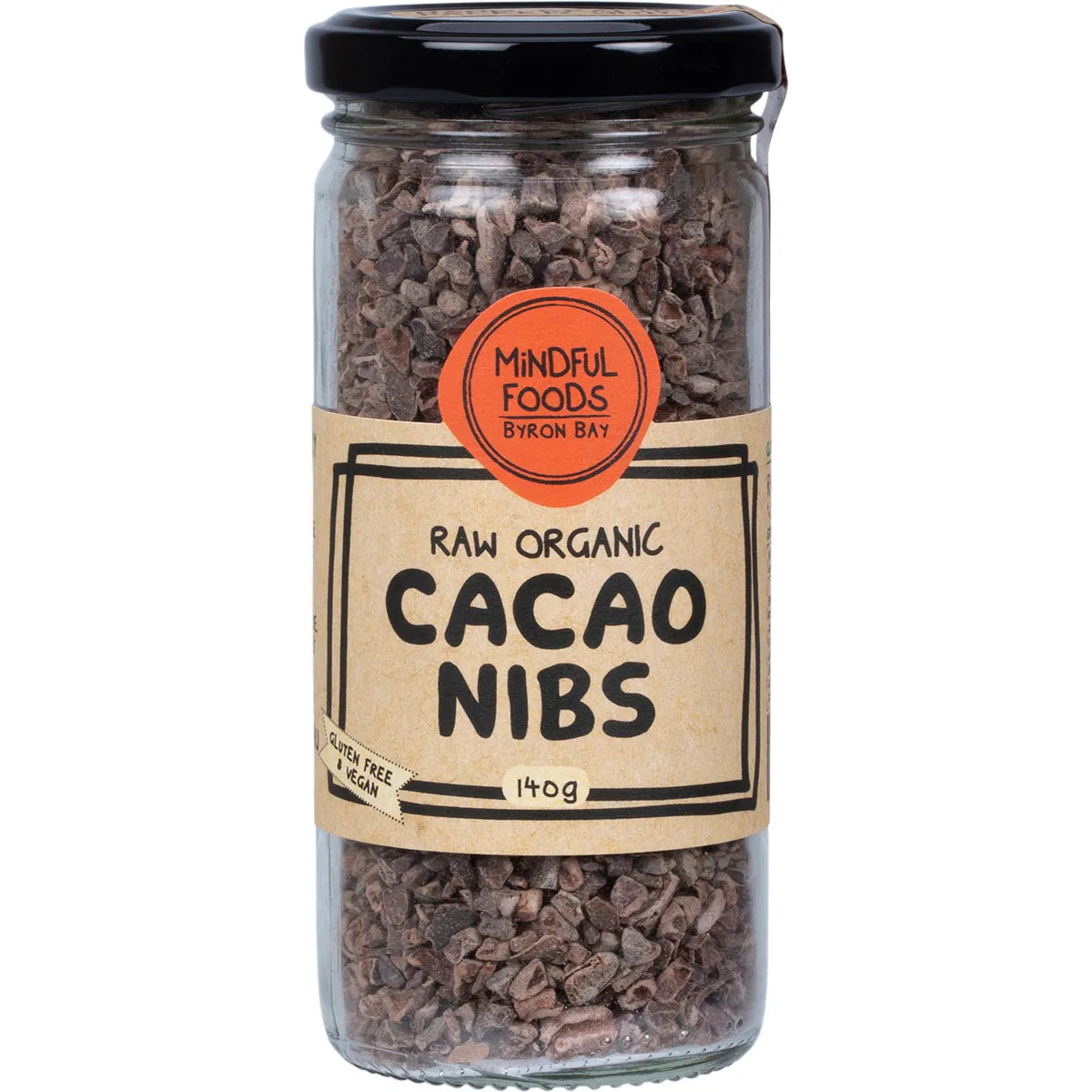 Organic Raw Cacao Nibs : 140g