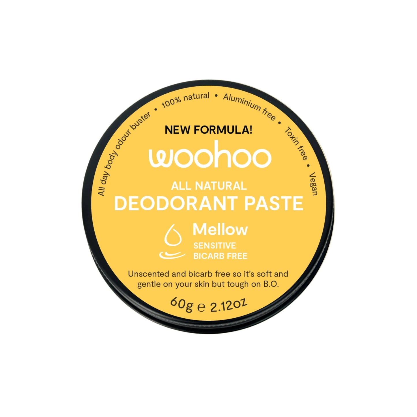 Sensitive Solid Deodorant Tin: 60g