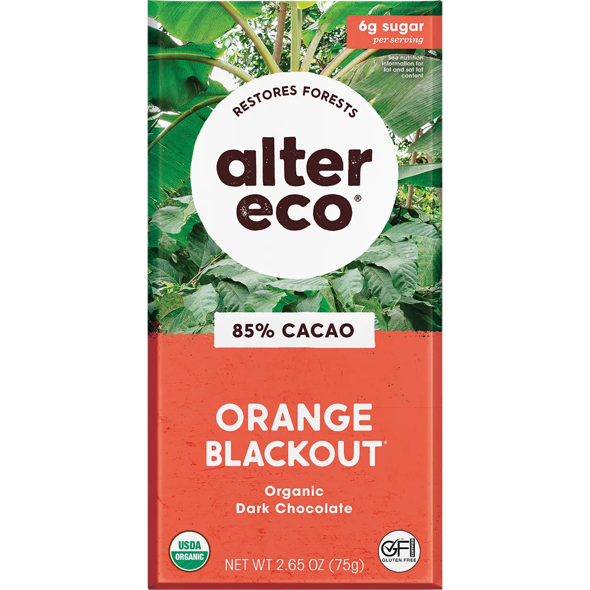 Organic Chocolate Blocks : 12 x 75g Blocks