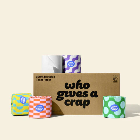Half and Quarter Box Toilet Paper : 24 or 12 Rolls