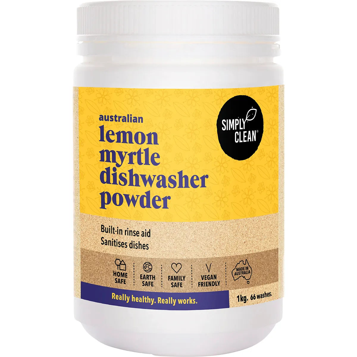 Lemon Myrtle Dishwasher Powder 1 KG / 5 KG / 15 KG