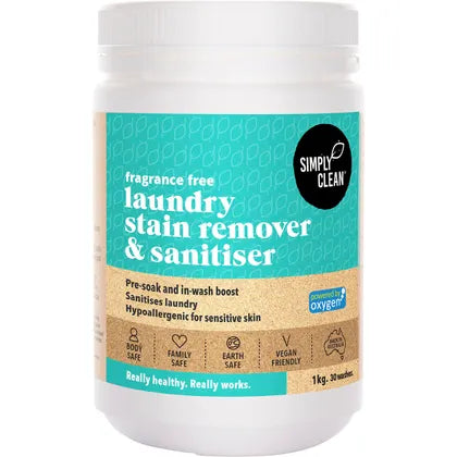 Fragrance Free Laundry Stain Remover and Sanitiser Powder (1 Kg/ 5 Kg/ 15 Kg)