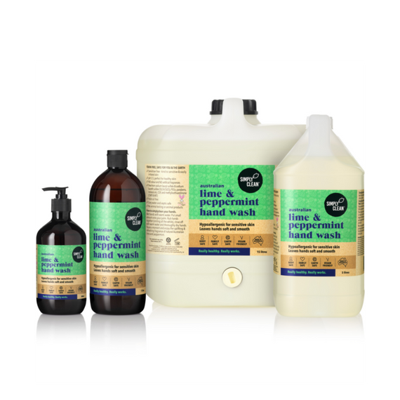 Lime and Peppermint Hand Wash (500mL / 5 Litres)