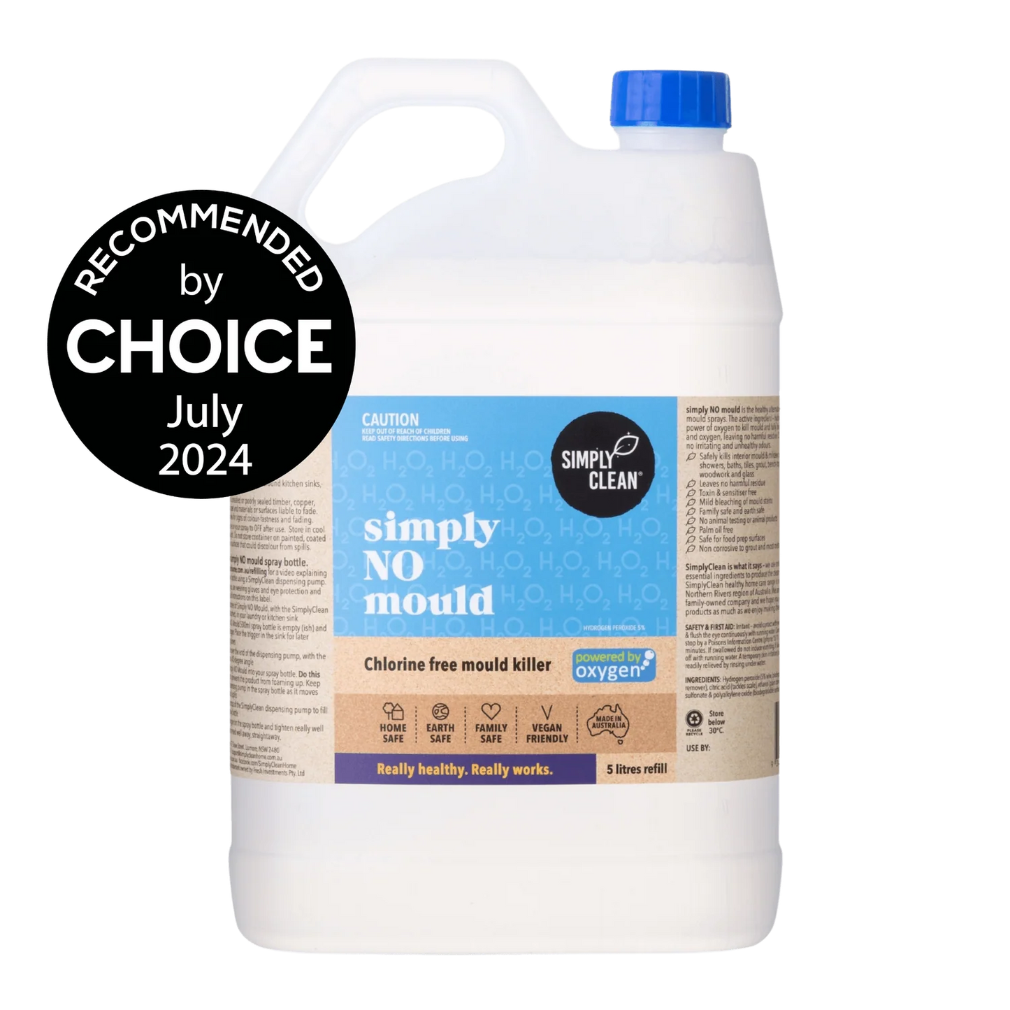 SPECIAL ORDER (5 BUSINESS DAYS) Simply No Mould : 5 Litres