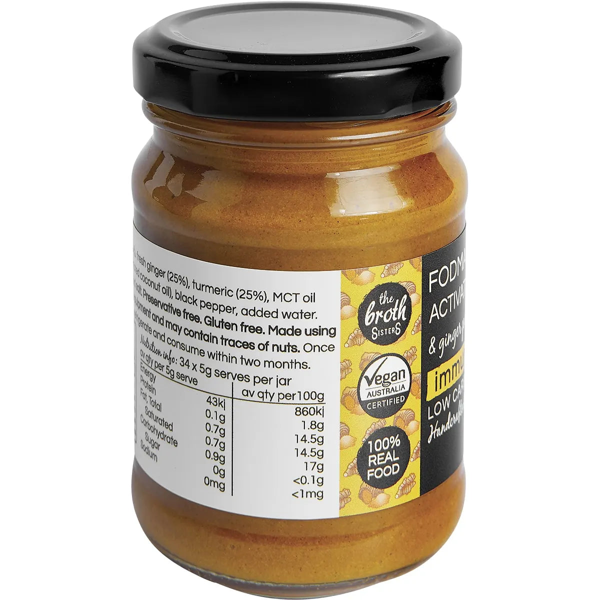 Activated Turmeric & Ginger Paste with MCT Oil : 170g
