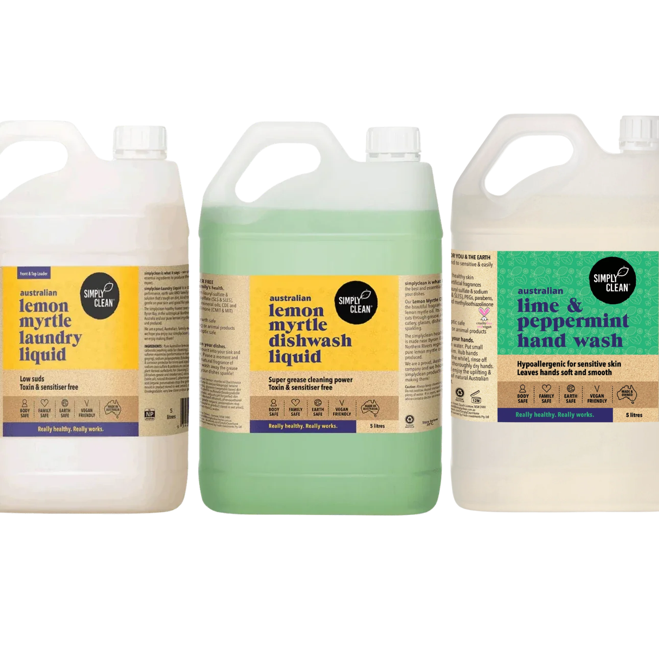 Bulk Liquids Essentials Pack : 3 x 5 Litre Containers