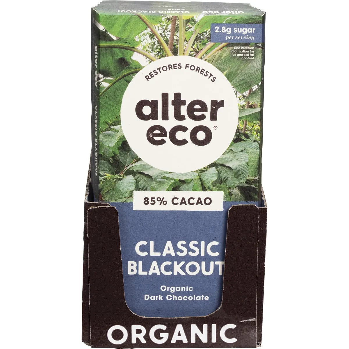 Organic Chocolate Blocks : 12 x 75g Blocks