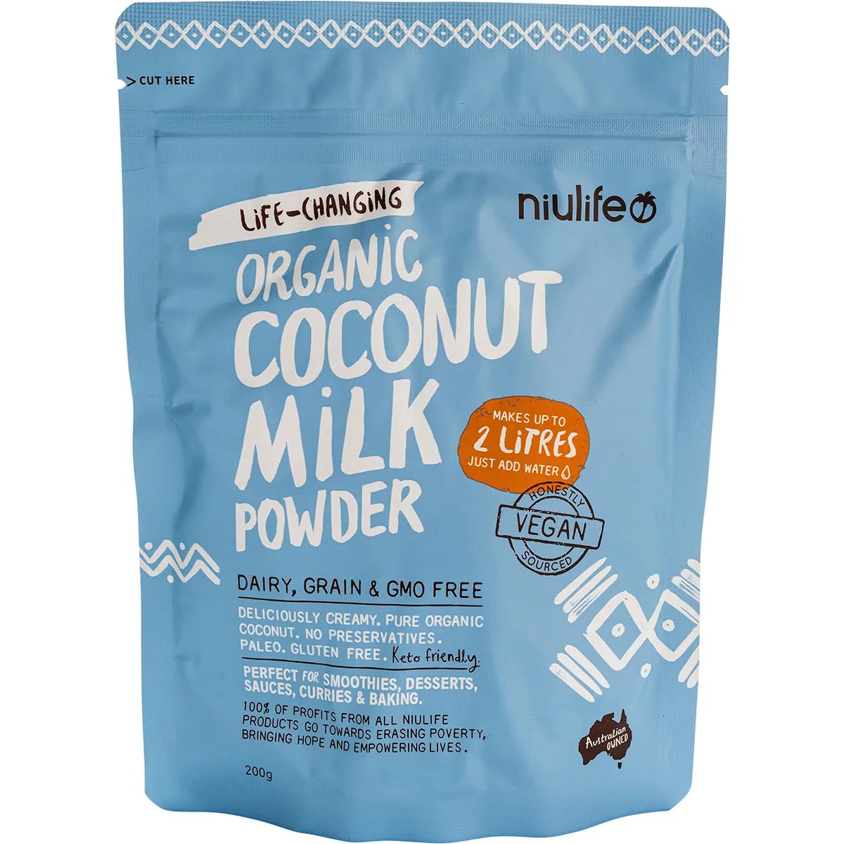 Organic Coconut Milk Powder : 200g (AVAILABLE NOW)