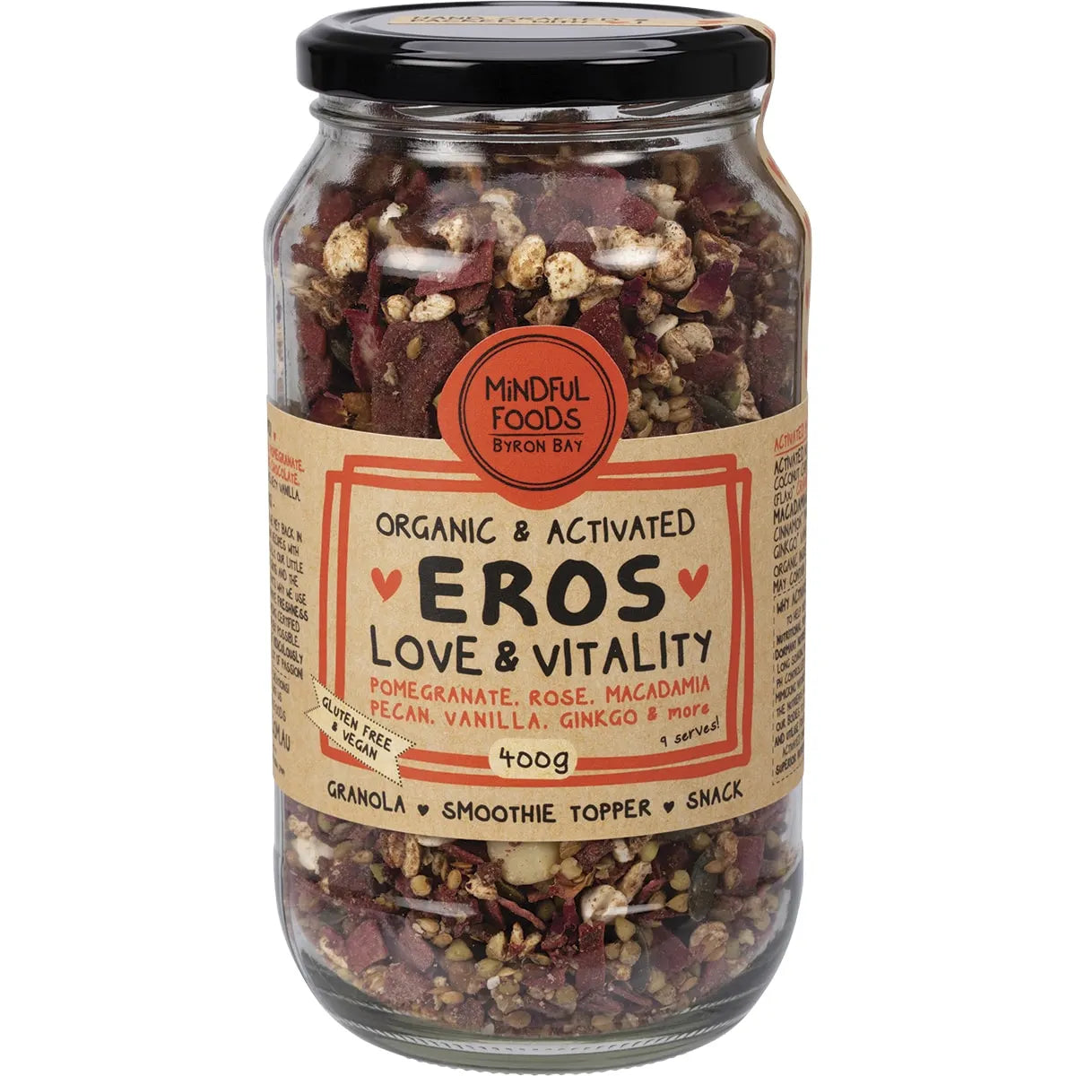 Organic Granola : Love and Vitality 400g (AVAILABLE NOW)