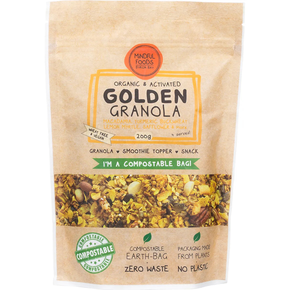 Organic Golden Granola : 200g / 450g (AVAILABLE NOW)