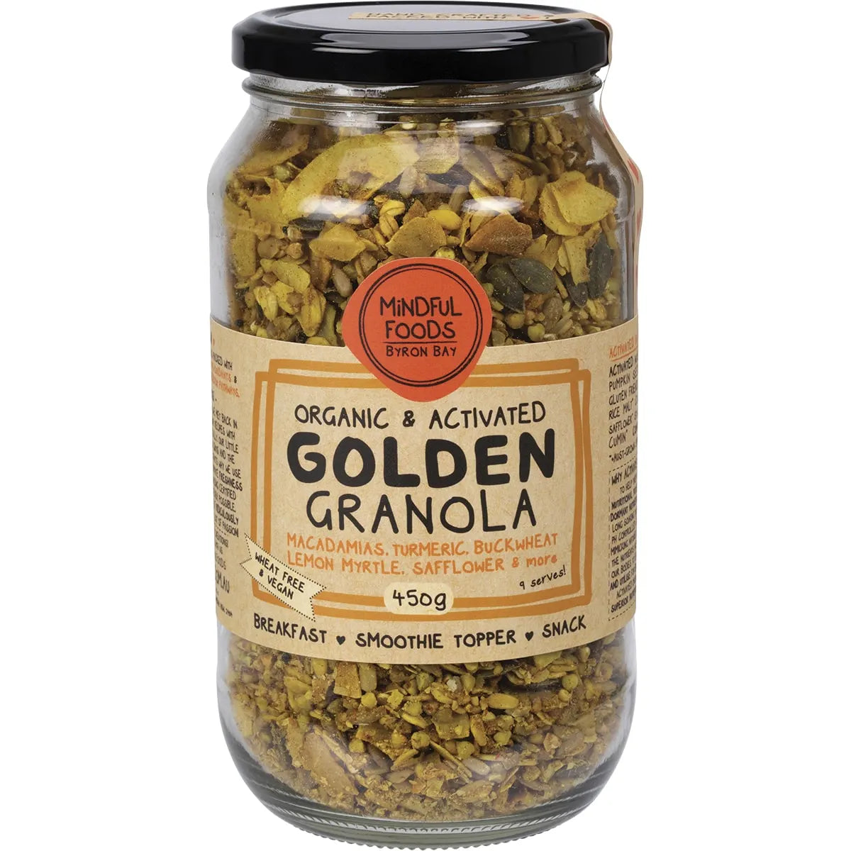 Organic Golden Granola : 200g / 450g (AVAILABLE NOW)