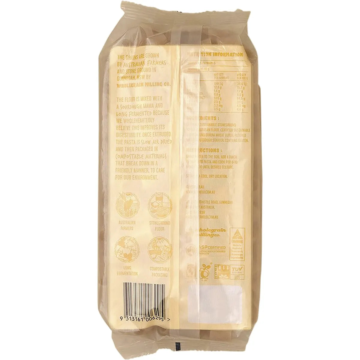 Sourdough Pasta (Compostable Packaging) : Khorasan Macaroni 400g