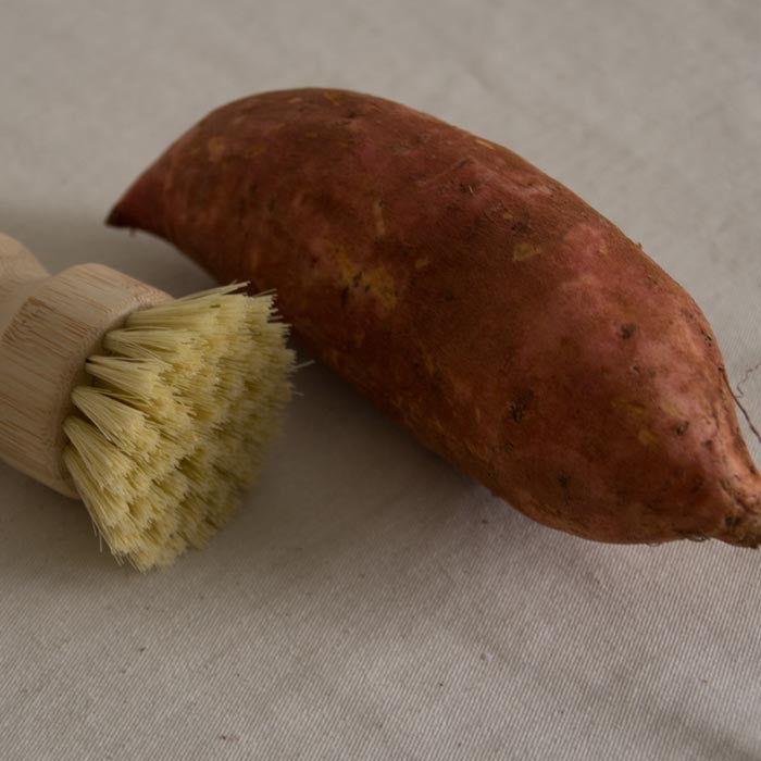 Bamboo Veggie Scrubber Brush