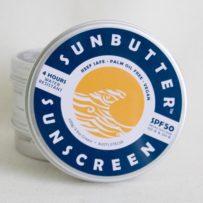 SPF 50 Water Resistant, Reef Safe Sunscreen : 100g