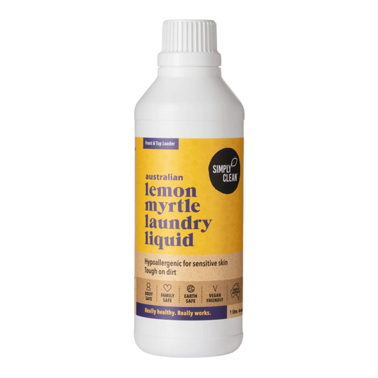 Lemon Myrtle Laundry Liquid (FRONT & TOP) 1 Litre / 5 Litres / 15 Litres