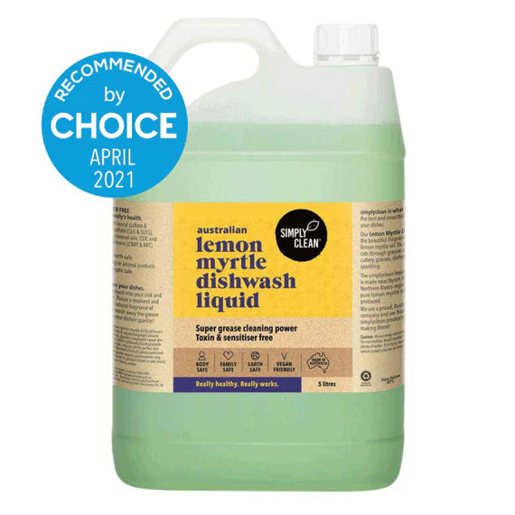Lemon Myrtle Dishwashing Liquid : 5 Litres / 15 Litres