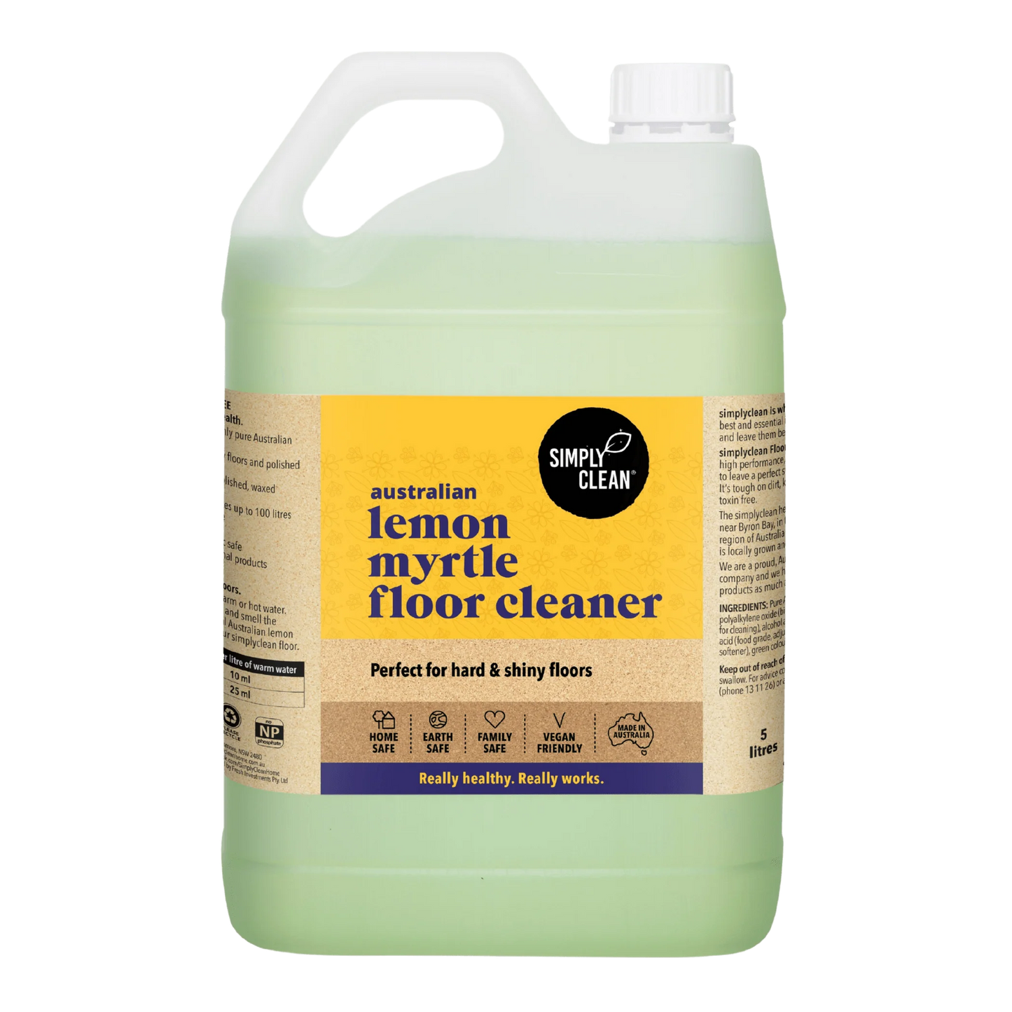 Lemon Myrtle Floor Cleaner : 1 Litre / 5 Litres