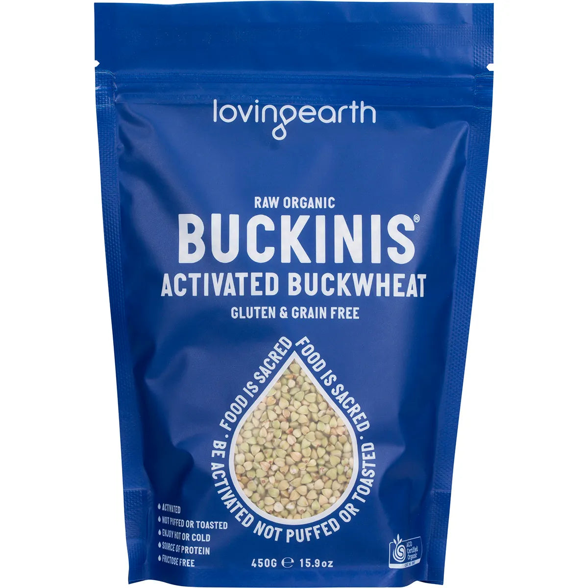Organic Buckinis Activated Buckwheat : 450g