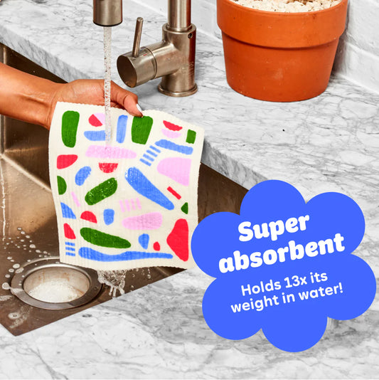 Compostable Dish Cloths : 3 Pack