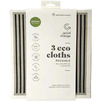 Eco Dish Cloths : 3 Pack
