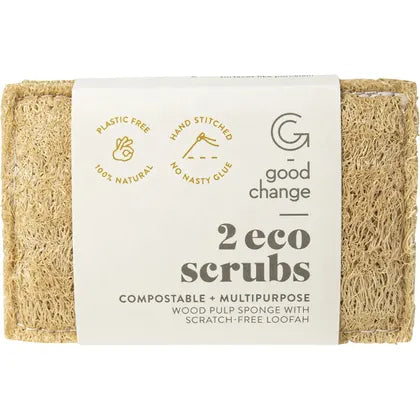 2 Sided Kitchen Sponge and Scrubber: 2 Pack