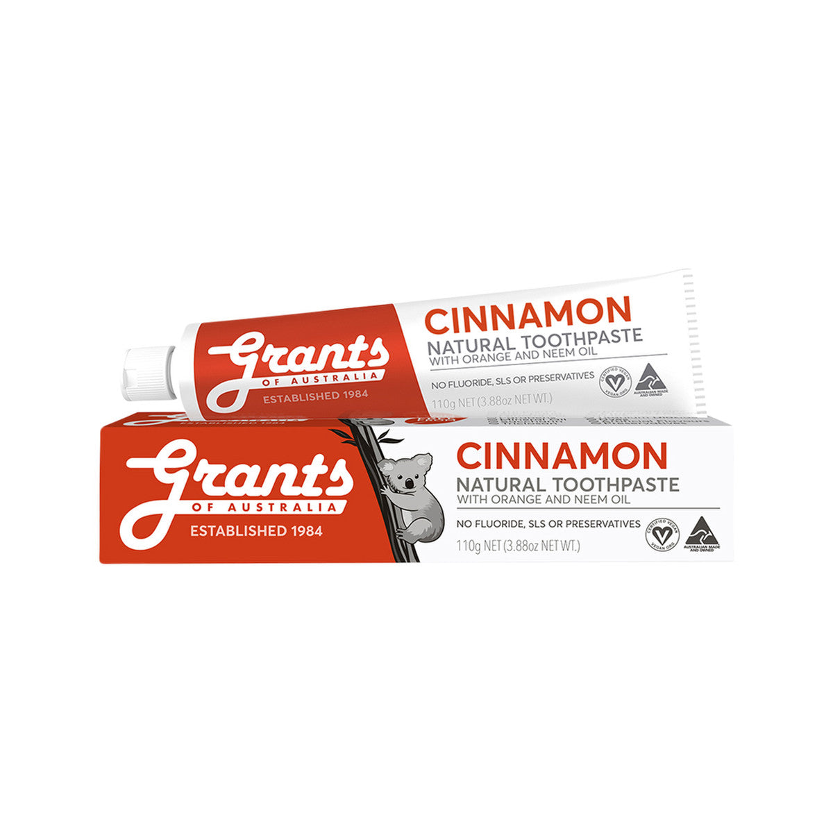Natural Toothpaste : Cinnamon and Orange