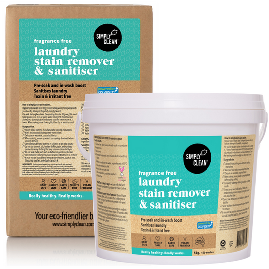 Fragrance Free Laundry Stain Remover and Sanitiser Powder (1 Kg/ 5 Kg/ 15 Kg)