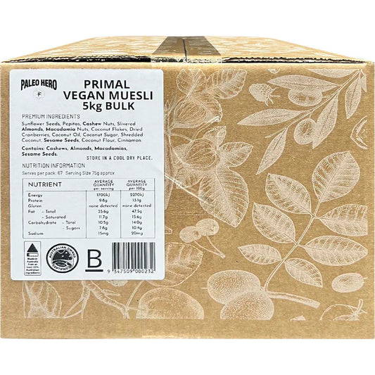 SPECIAL ORDER (5 BUSINESS DAYS) Primal Vegan Muesli : 5kg