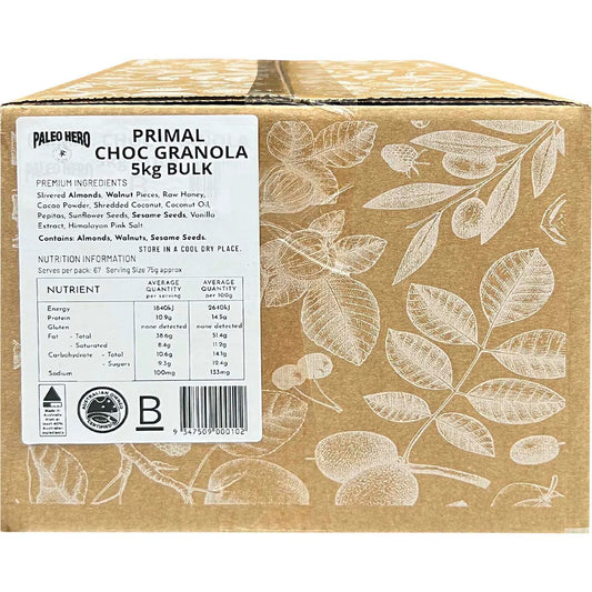 SPECIAL ORDER (5 BUSINESS DAYS) Primal Choc Granola : 5 Kg