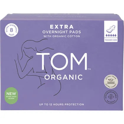 Organic Cotton Pads x 8 : Overnight