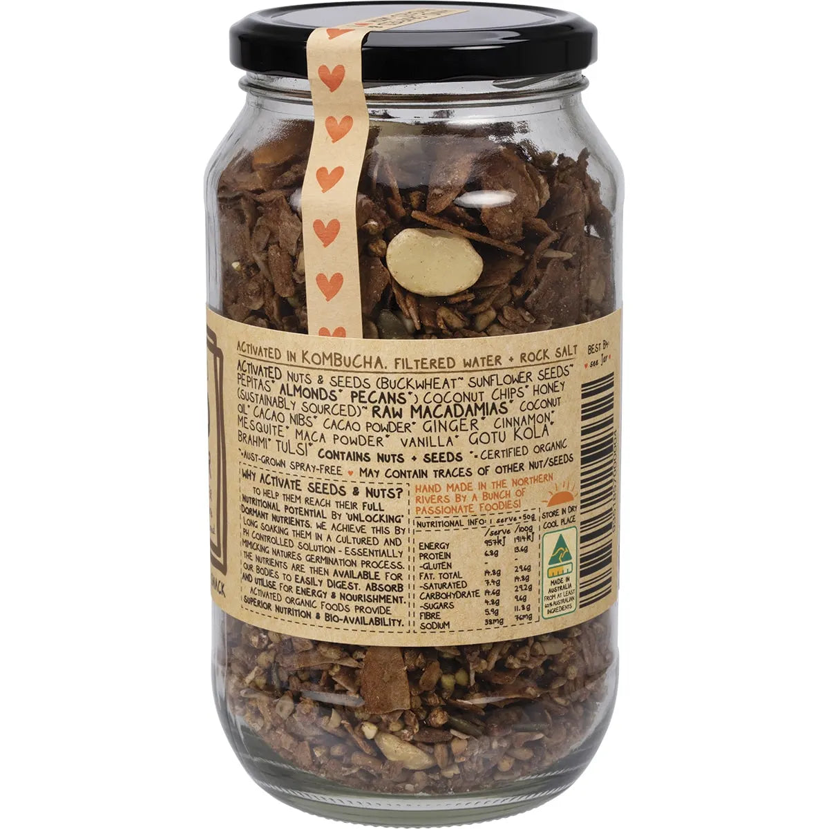 Organic Cacao Granola : 200g / 450g