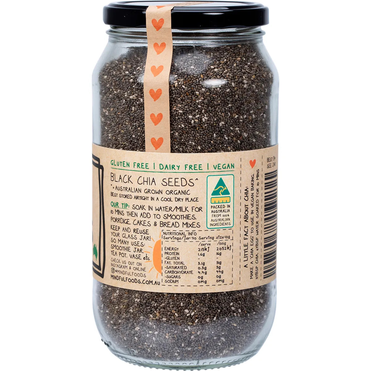 Organic Chia Seeds : 700g