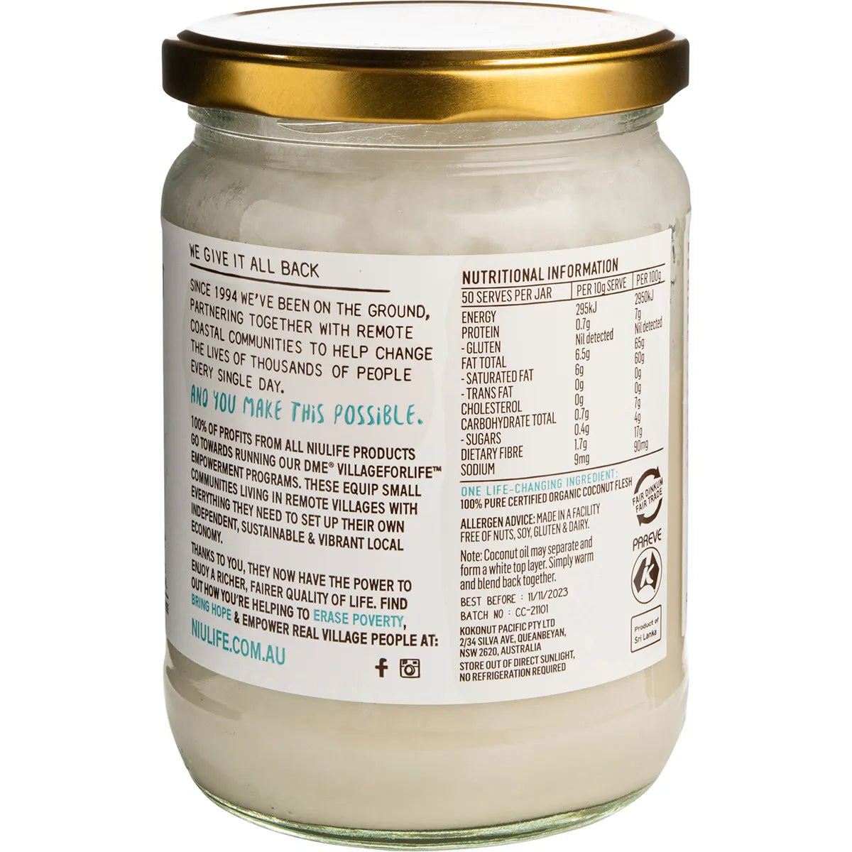 Organic Coconut Butter : 500g