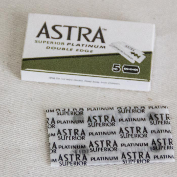 5 Pack : Safety Razor Blades, Platinum Double Edge